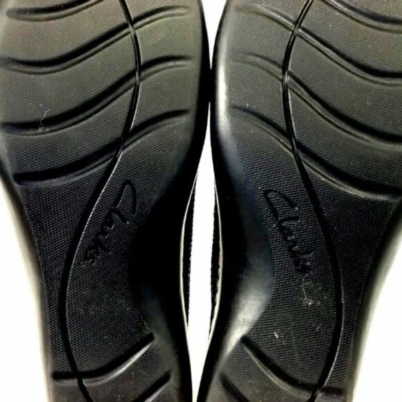 Clarks Collection Tasseled Loafer Womens Black Interest Reptilian Print 11N - Picture 10 of 13